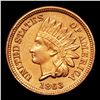 Image 2 : 1863 Indian Cent 1c Grades Choice AU/BU Slider+