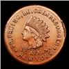 Image 2 : 1863 Indian NY UnderTaker F-NY-630-21a Civil War Token 1c Grades Select Unc BN