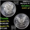 Image 1 : 1883-o Morgan Dollar $1 Grades Select Unc+ PL
