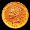 Image 2 : Proof ***Auction Highlight*** 1871 Indian Cent 1c Graded Gem+ Proof RB By SEGS (fc)