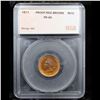 Image 4 : Proof ***Auction Highlight*** 1871 Indian Cent 1c Graded Gem+ Proof RB By SEGS (fc)