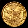 Image 3 : ***Auction Highlight*** 1904-p Gold Liberty Quarter Eagle $2 1/2 Graded Gem++ Unc By USCG (fc)