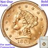 Image 6 : ***Auction Highlight*** 1904-p Gold Liberty Quarter Eagle $2 1/2 Graded Gem++ Unc By USCG (fc)