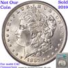 Image 6 : ***Auction Highlight*** 1887-o TOP POP! Morgan Dollar $1 Graded ms66 By SEGS (fc)