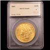 Image 10 : ***Auction Highlight*** 1863-p Gold Liberty Double Eagle $20 Graded ms63 details By SEGS (fc)