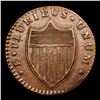 Image 3 : ***Auction Highlight*** 1787 New Jersey Large Plan Plain Shield Maris 32-T Colonial Cent 1c Graded a