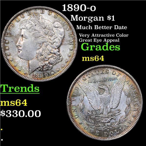 1890-o Morgan Dollar $1 Grades Choice Unc