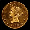 Image 2 : ***Auction Highlight*** 1856-p TOP POP! Gold Liberty Eagle $10 Graded ms63 By SEGS (fc)