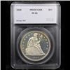 Image 4 : Proof ***Auction Highlight*** 1859 Seated Liberty Dollar $1 Graded pr65 cam By SEGS (fc)