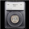 Image 4 : ***Auction Highlight*** 1883-p Briggs 2-A TOP POP! Seated Liberty Quarter 25c Graded ms67 By SEGS (f