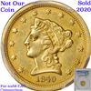 Image 8 : ***Auction Highlight*** 1840-o Gold Liberty Quarter Eagle $2 1/2 Graded au58 details By SEGS (fc)