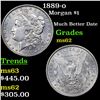 Image 1 : 1889-o Morgan Dollar $1 Grades Select Unc