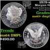 Image 1 : 1879-s Morgan Dollar $1 Grades Select Unc+ DMPL