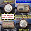 Image 1 : ***Auction Highlight*** Full Morgan/Peace Horseshoe Hotel silver $1 roll $20, 1886 & 1900 end (fc)