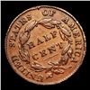 Image 3 : 1826 C-1 Classic Head half cent 1/2c Grades xf+