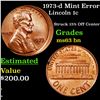 Image 1 : 1973-d Mint Error Lincoln Cent 1c Grades Select Unc BN