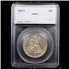 Image 4 : ***Auction Highlight*** 1858-o Seated Half Dollar 50c Graded au58+ By SEGS (fc)