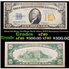 Image 1 : 1934A $10 Silver Certificate North Africa WWII Emergency Currency Grades xf