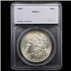 Image 4 : ***Auction Highlight*** 1897-p Morgan Dollar $1 Graded ms65+ By SEGS (fc)