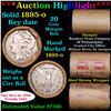 Image 1 : ***Auction Highlight***  Full solid KEY date 1895-O Morgan silver dollar roll, 20 coins (fc)