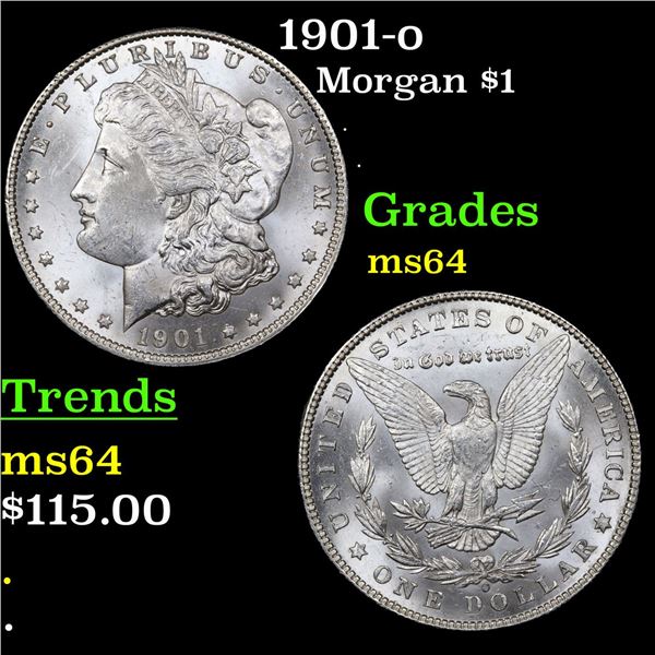 1901-o Morgan Dollar $1 Grades Choice Unc
