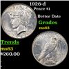Image 1 : 1926-d Peace Dollar $1 Grades Select Unc