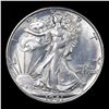 Image 2 : 1941-s Walking Liberty Half Dollar 50c Grades Select+ Unc
