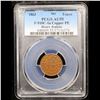 Image 2 : ***Auction Highlight*** PCGS 1863 Henry Jenkins F-910c-1a Copper PE R-4 Civil War Token 1c Graded au