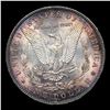 Image 3 : 1886-p Rainbow Toned Morgan Dollar $1 Graded GEM Unc