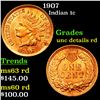 Image 1 : 1907 Indian Cent 1c Grades Unc Detais RD