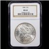 Image 2 : NGC 1886-p Morgan Dollar $1 Graded ms64 By NGC