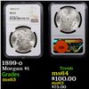 Image 1 : NGC 1899-o Morgan Dollar $1 Graded ms63 By NGC