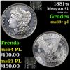Image 1 : 1881-s Morgan Dollar $1 Grades Select Unc+ PL