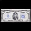 Image 2 : **Star Note** 1934 $5 Blue Seal Siler Certificate Grades Choice AU/BU Slider