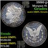 Image 1 : 1886-p Morgan Dollar $1 Graded ms64 DMPL Details By SEGS