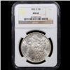 Image 2 : NGC 1902-o Morgan Dollar $1 Graded ms62 By NGC