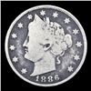 Image 2 : 1886 Liberty Nickel 5c Grades f, fine