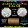 Image 1 : ***Auction Highlight*** Full solid Date 1926-p Peace silver dollar roll, 20 coin (fc)