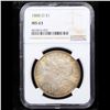Image 2 : NGC 1888-o Morgan Dollar $1 Graded ms63 By NGC