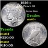 Image 1 : 1926-s Peace Dollar $1 Grades Select+ Unc