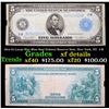 Image 1 : 1914 $5 Large Size Blue Seal Federal Reserve Note, New York, NY  2-B Grades xf details