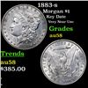 Image 1 : 1883-s Morgan Dollar $1 Grades Choice AU/BU Slider