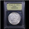 Image 4 : ***Auction Highlight*** 1884-s Morgan Dollar $1 Graded Choice AU/BU Slider+ By USCG (fc)