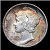 Image 2 : 1916-p Rainbow Toned Mercury Dime 10c Grades GEM+ FSB