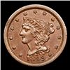 Image 2 : 1849 Braided Hair Half Cent 1/2c Grades Choice AU/BU Slider
