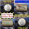 Image 1 : ***Auction Highlight*** Full Morgan/Peace Flamingo Hotel silver $1 roll $20, 1884 & 1896 end (fc)