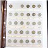 Image 4 : ***Auction Highlight*** Virtually Complete Mercury & Roosevelt dime book 1916-1982 189 coins Missing