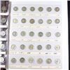 Image 5 : ***Auction Highlight*** Virtually Complete Mercury & Roosevelt dime book 1916-1982 189 coins Missing