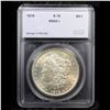 Image 4 : ***Auction Highlight*** 1878-p Rev '79 Morgan Dollar $1 Graded ms65+ By SEGS (fc)