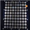 Image 2 : ***Auction Highlight*** Complete Jefferson Nickel Set 1938-1975 In Capital Plastic Holder 90 coins A